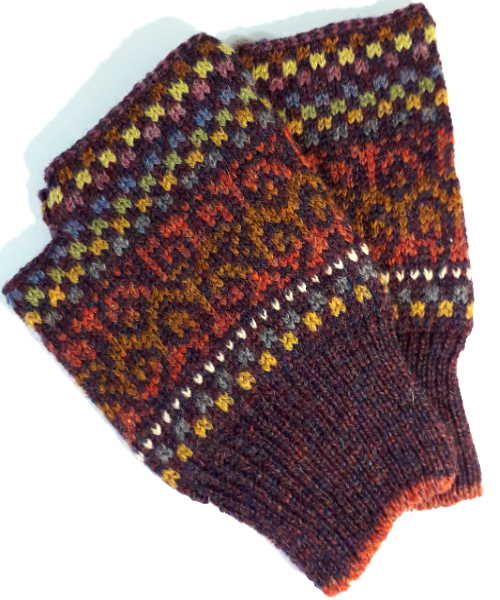 Triskel mittens